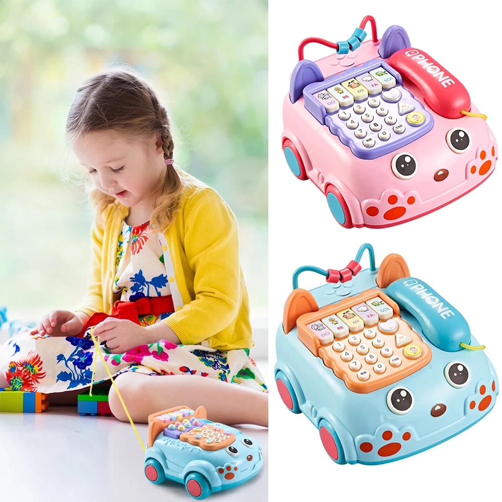 Telephone Car Toy Electronic Mini Simulated Kits Toys Multifunction Story Learning Machine Rattle Piano for Baby
Telephone Car Toy Electronic Mini Simulated Kits Toys Multifunction Story Learning Machine Rattle Piano for Baby