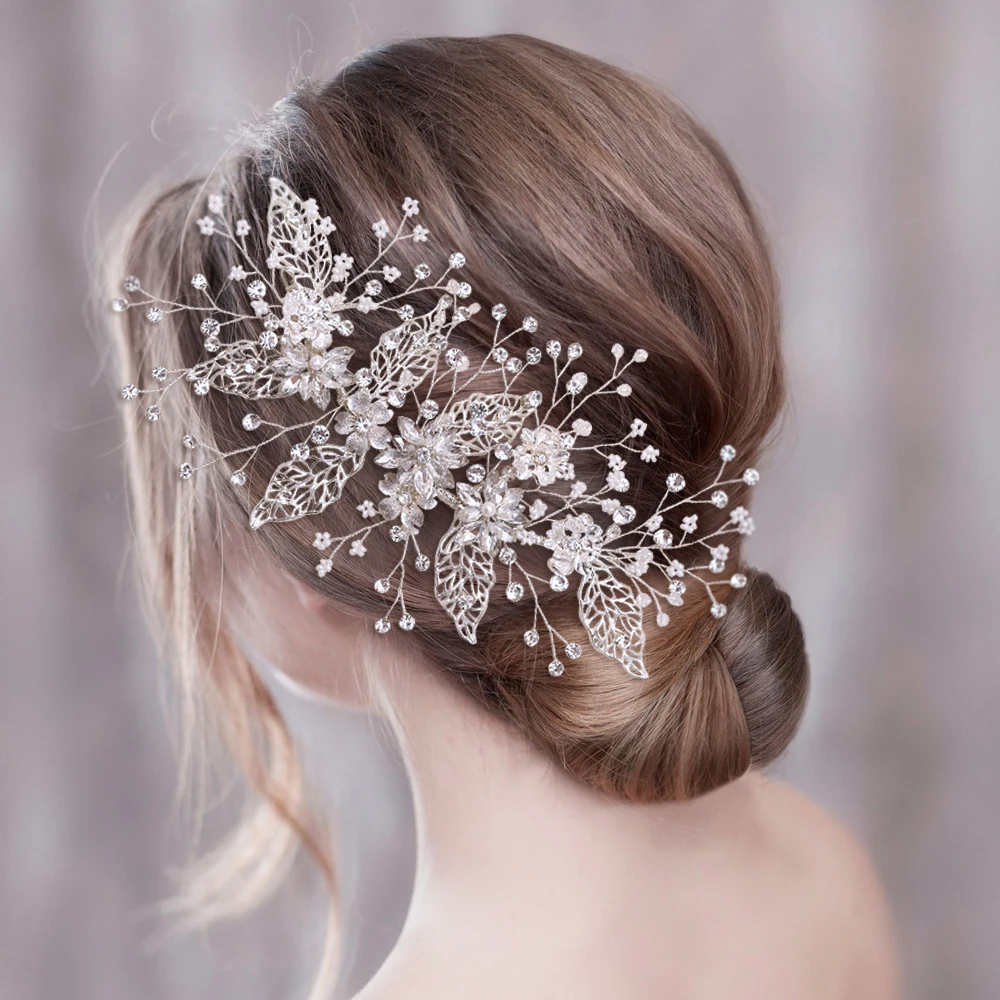 HP298 Classic European Bridal Headwear Wedding Hair Accessories Tiara Women Hair Pins Headpieces Fashion Headdress Silver Clips
HP298 Classic European Bridal Headwear Wedding Hair Accessories Tiara Women Hair Pins Headpieces Fashion Headdress Silver Clips
