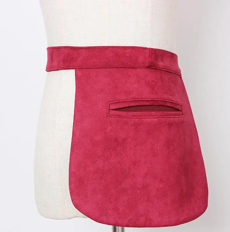 Women's runway fashion pocket faux suede leather Cummerbunds female Dress Corsets Waistband Belts decoration wide belt R1985
Women's runway fashion pocket faux suede leather Cummerbunds female Dress Corsets Waistband Belts decoration wide belt R1985