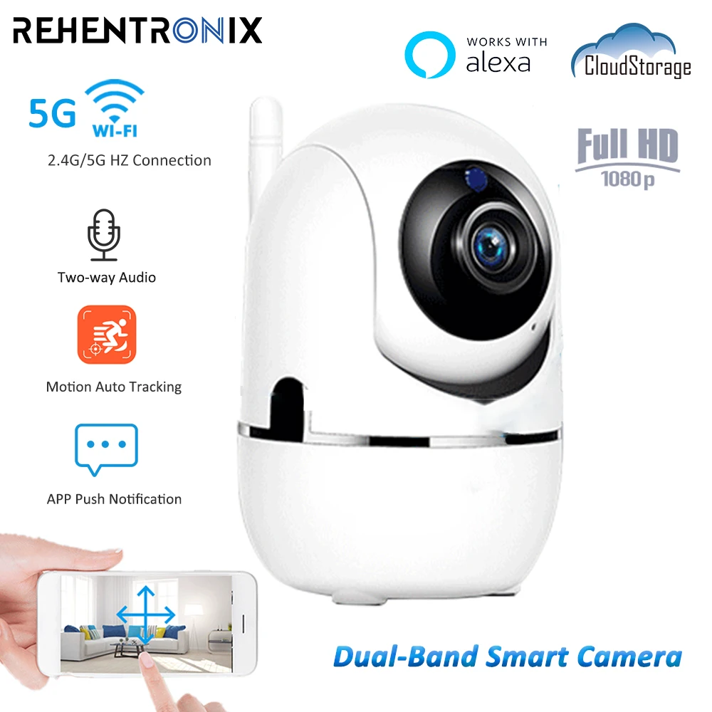 Мини-камера видеонаблюдения 1080P PTZ Wi-Fi | Безопасность и защита