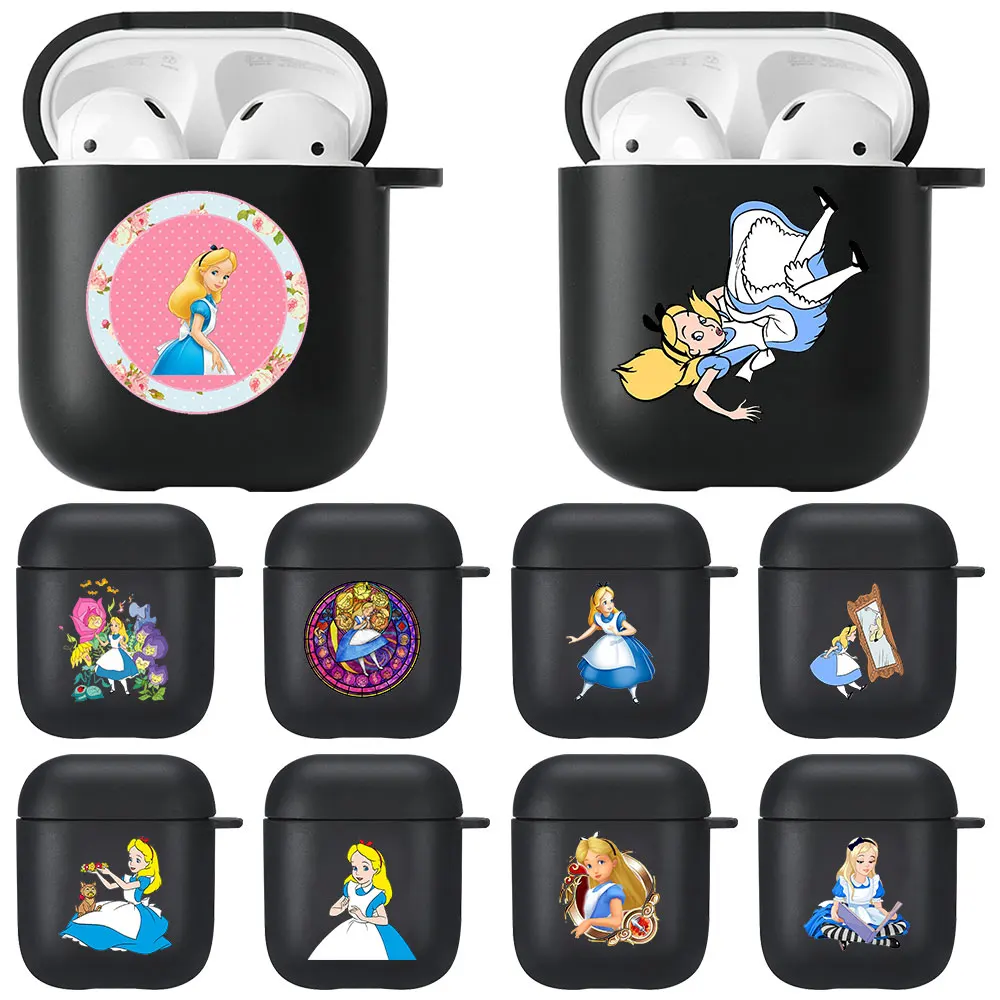 Disney Alice in Wonderland Cover AirPods Case For Apple AirPods 1 2 Black TPU Bluetooth Earphone Charging for AirPods 2 1 Box
Disney Alice in Wonderland Cover AirPods Case For Apple AirPods 1 2 Black TPU Bluetooth Earphone Charging for AirPods 2 1 Box