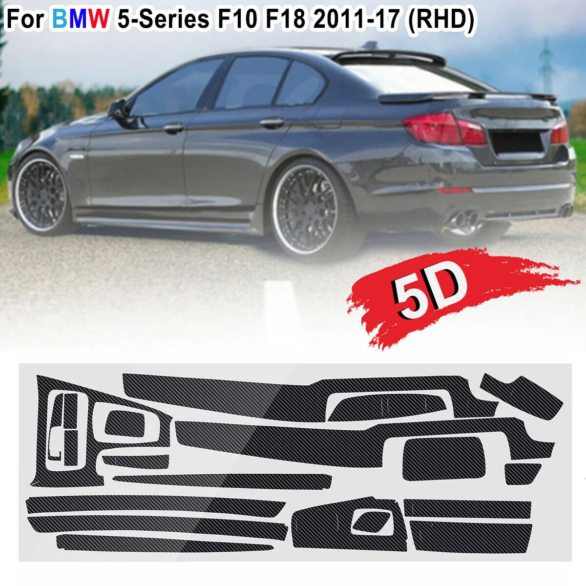Для BMW 5 серии F10 F18 наклейка для интерьера Глянцевая внутренняя Замена виниловая
Для BMW 5 серии F10 F18 наклейка для интерьера Глянцевая внутренняя Замена виниловая