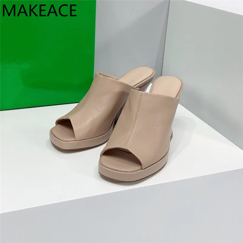 Thick Sole Chunky Heels Slippers Women Peep Toe Summer Mules Women Hoof Heel Runway Shoes Woman Slides Platform Slippers Woman
Thick Sole Chunky Heels Slippers Women Peep Toe Summer Mules Women Hoof Heel Runway Shoes Woman Slides Platform Slippers Woman