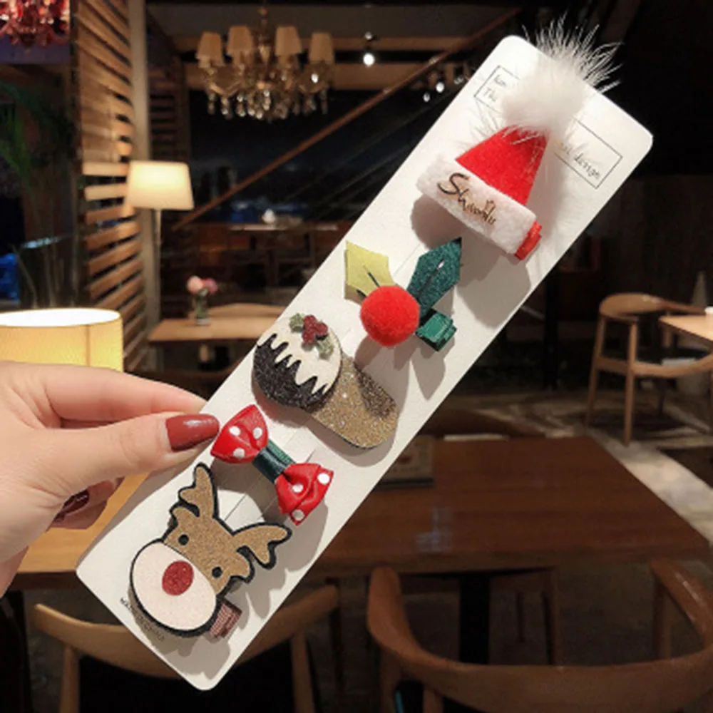 New Christmas Hairpin Female Korean Childlike Cartoon Animal Leather Side Clip Hairpin Headdress Girl Hair Clip
New Christmas Hairpin Female Korean Childlike Cartoon Animal Leather Side Clip Hairpin Headdress Girl Hair Clip