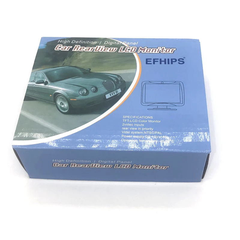 EFHIPS 4.3 inch TFT LCD screen Car Monitor Rearview Reverse Parking Monitor with 2-channel Video Input,Camera optional
EFHIPS 4.3 inch TFT LCD screen Car Monitor Rearview Reverse Parking Monitor with 2-channel Video Input,Camera optional