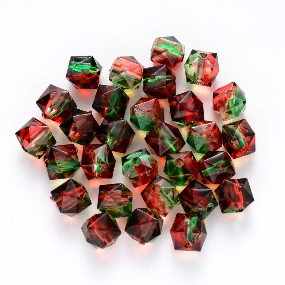 100pcs Transparent Acrylic Crystal Beads Polygon Two Tone Loose Spacer Beads for DIY Jewelry Making Findings, 7.5x8x8mm hole:1mm
100pcs Transparent Acrylic Crystal Beads Polygon Two Tone Loose Spacer Beads for DIY Jewelry Making Findings, 7.5x8x8mm hole:1mm