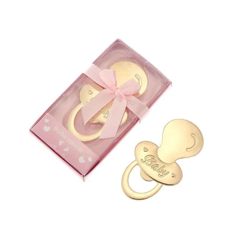 First Anniversary Small Gifts for Guests Zinc Alloy Beer Bottle Opener Gadgets Pacifier Shape Baby Party Gifts Openers Tools
First Anniversary Small Gifts for Guests Zinc Alloy Beer Bottle Opener Gadgets Pacifier Shape Baby Party Gifts Openers Tools
