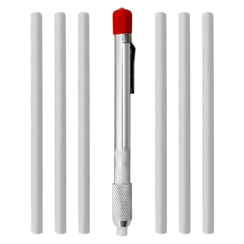 Soapstone Holders With Round Refills Soapstone Pens For Making Marks On Iron, Steel, Aluminum, Soapstone Holder Set
Soapstone Holders With Round Refills Soapstone Pens For Making Marks On Iron, Steel, Aluminum, Soapstone Holder Set