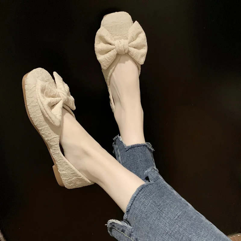 Shoes Woman Comfortable And Elegant Shallow Mouth Modis Square Toe All-Match Bow-Knot Female Footwear Casual Sneaker Autumn 2022
Shoes Woman Comfortable And Elegant Shallow Mouth Modis Square Toe All-Match Bow-Knot Female Footwear Casual Sneaker Autumn 2022
