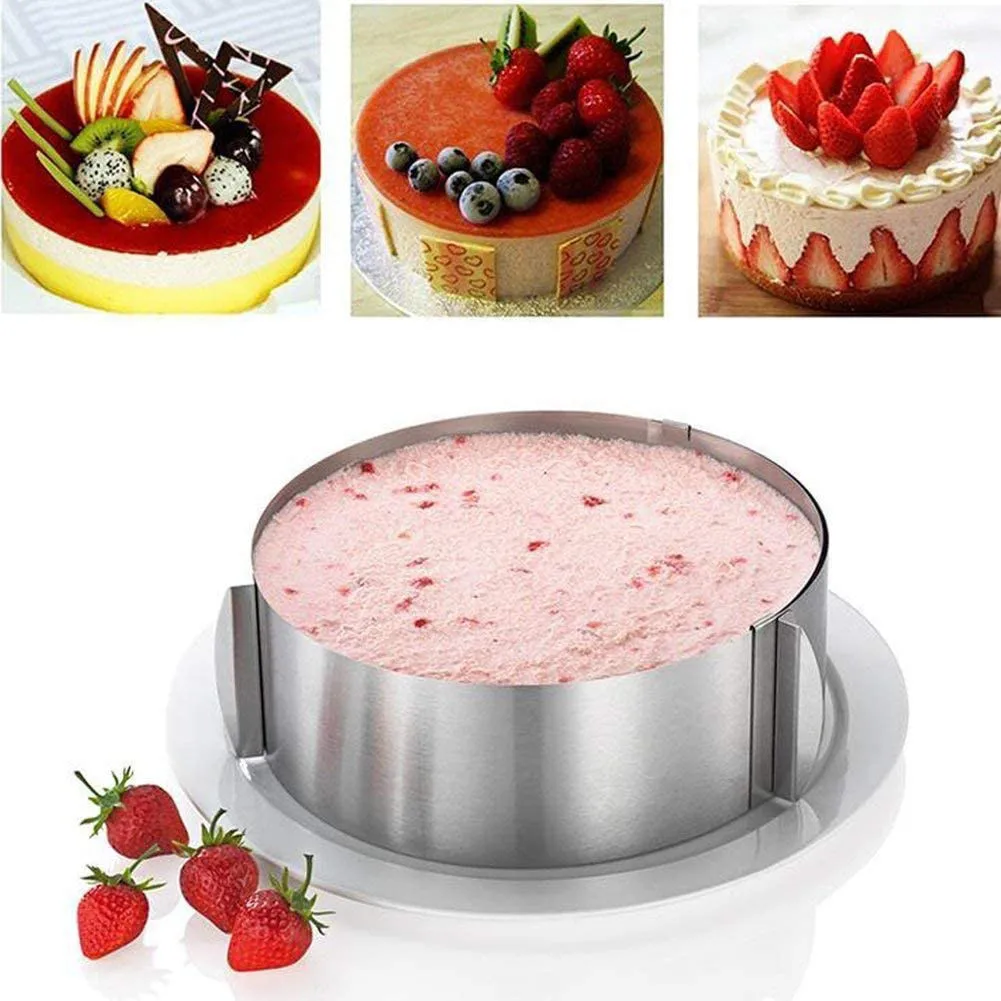 1* Adjust Cake Mold 6-12 Inch Mousse Ring Round Mold Border Paste Film Circle Cake Mold In Stock Drop Shipping
1* Adjust Cake Mold 6-12 Inch Mousse Ring Round Mold Border Paste Film Circle Cake Mold In Stock Drop Shipping