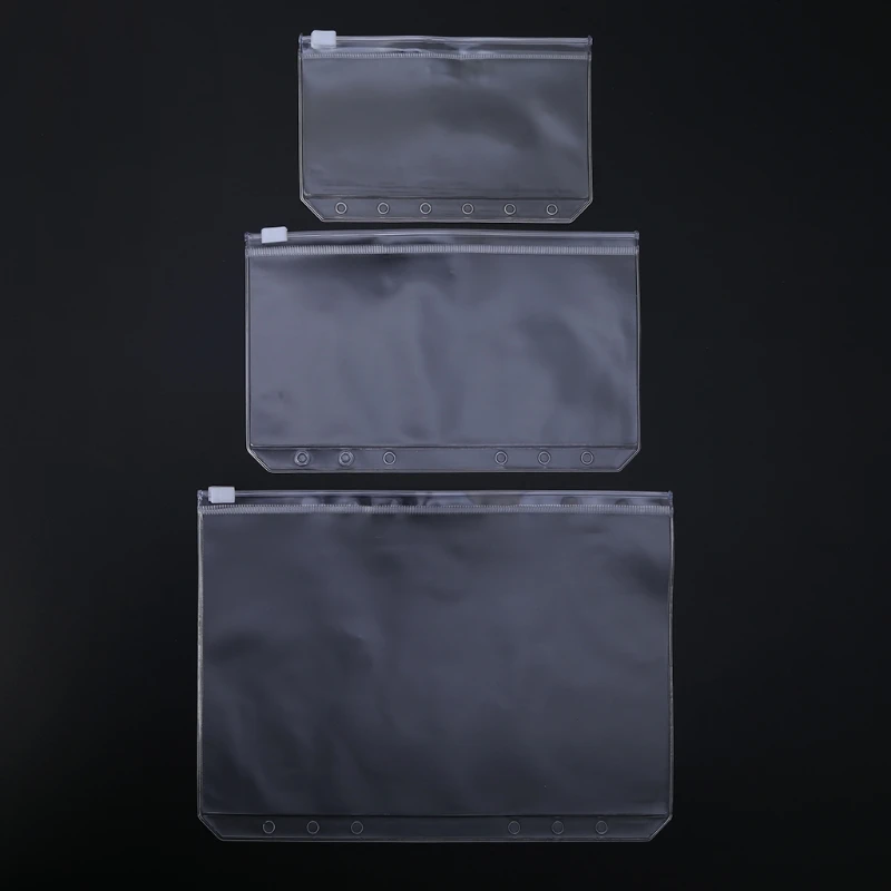 Clear PVC Storage Bag Pouch For Notebook Diary Day Planner Zipper Business Cards File Holder
Clear PVC Storage Bag Pouch For Notebook Diary Day Planner Zipper Business Cards File Holder