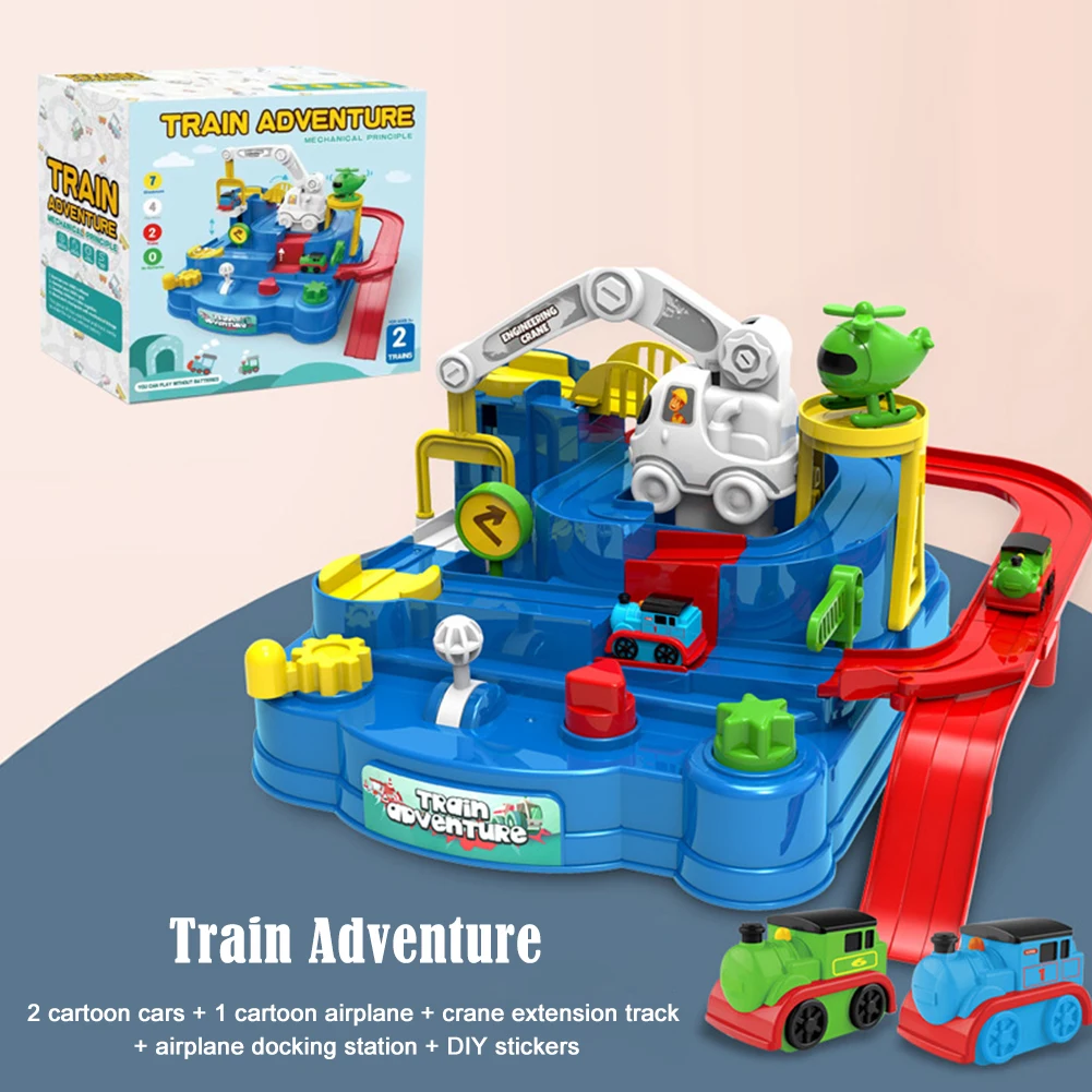 Racing Rail Car Toy Train Track Toys for Children Montessori Boys Girls Gifts Racing Cars Mechanical Adventure Brain Table Game
Racing Rail Car Toy Train Track Toys for Children Montessori Boys Girls Gifts Racing Cars Mechanical Adventure Brain Table Game