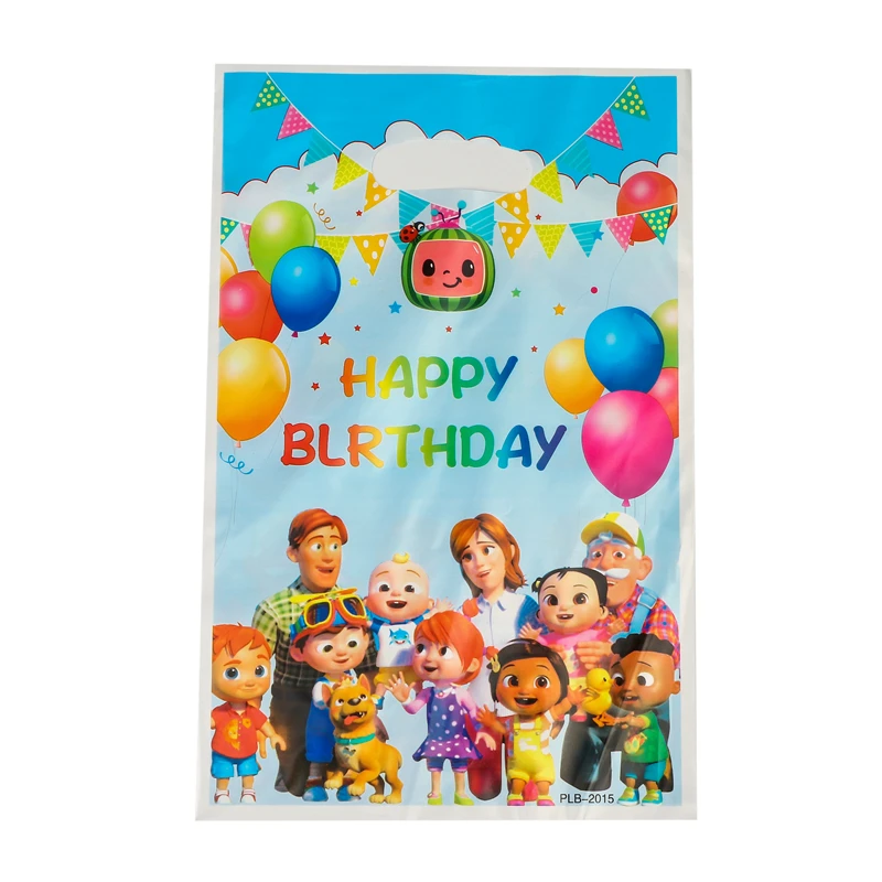 100pcs/lot Kids Boys Favors Cocomelon Theme Plastic Loot Bags Baby Shower Party Happy Birthday Decoration Gifts Candy Bags
100pcs/lot Kids Boys Favors Cocomelon Theme Plastic Loot Bags Baby Shower Party Happy Birthday Decoration Gifts Candy Bags