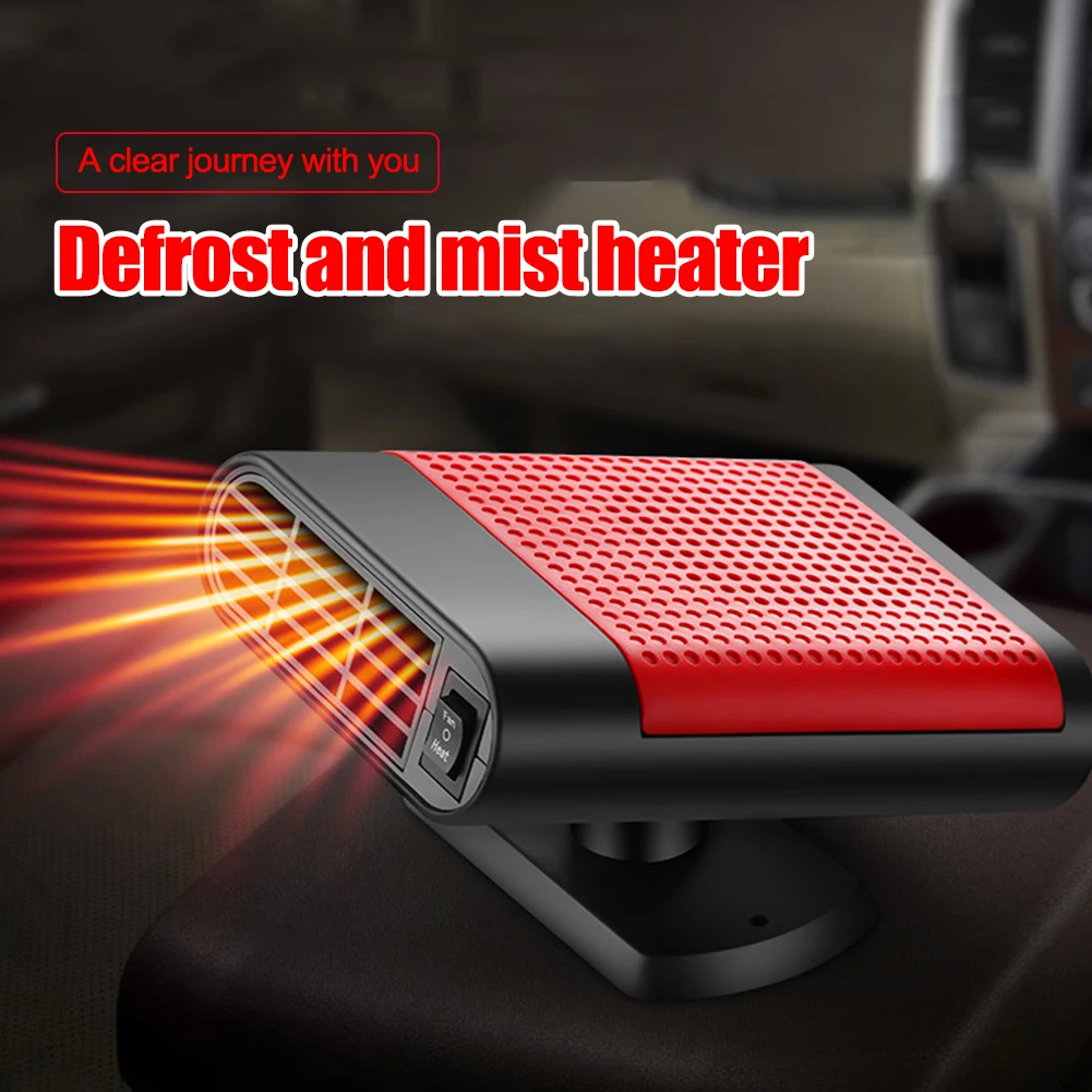 Winter Universal Car Heater 12V/24V Portable Electric Heating Fan 360 Degree Rotation Windshield Defrosting Defogging Purifier
Winter Universal Car Heater 12V/24V Portable Electric Heating Fan 360 Degree Rotation Windshield Defrosting Defogging Purifier