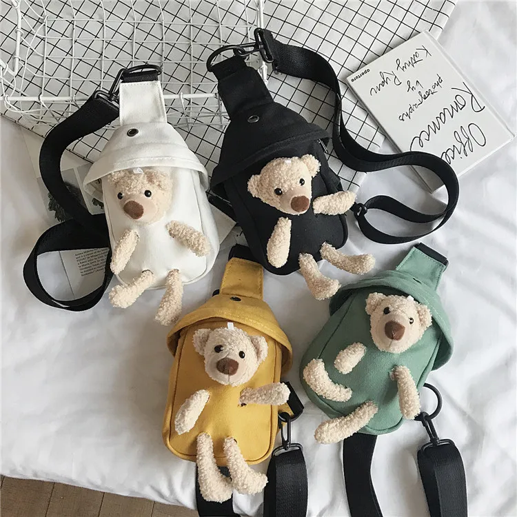 Women Waist Pack Canvas Waist Bag Chest Crossbody Bag Wild Zipper Crossbody Cute Bear For Camping And Hiking Trend Banana Bags
Women Waist Pack Canvas Waist Bag Chest Crossbody Bag Wild Zipper Crossbody Cute Bear For Camping And Hiking Trend Banana Bags
