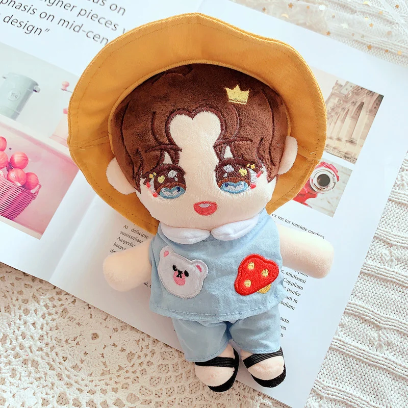 Idol Plush Doll Clothes Fisherman Hat Idol Plush Doll Dress Up 20cm Doll Wear Panda Set Mushroom Christmas Gifts
Idol Plush Doll Clothes Fisherman Hat Idol Plush Doll Dress Up 20cm Doll Wear Panda Set Mushroom Christmas Gifts