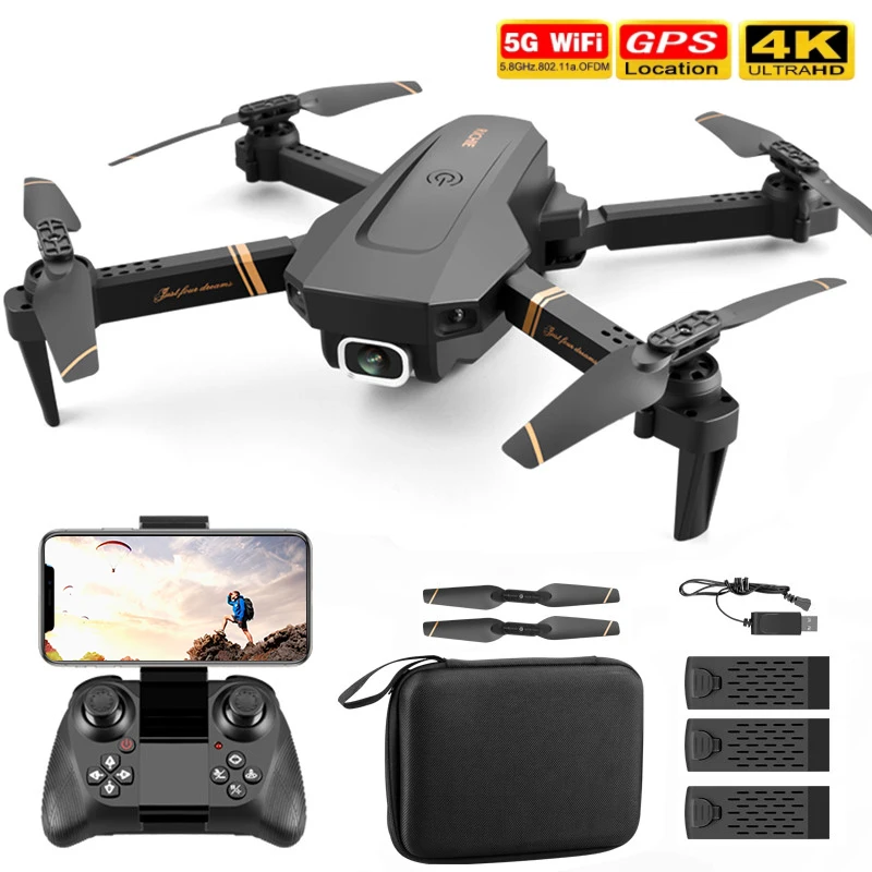 FPV Радиоуправляемый летательный аппарат 4K Wi-Fi HD Профессиональный широкоугольный двойная камера Квадрокоптер для фотографий складной Радио... 
FPV Радиоуправляемый летательный аппарат 4K Wi-Fi HD Профессиональный широкоугольный двойная камера Квадрокоптер для фотографий складной Радио...