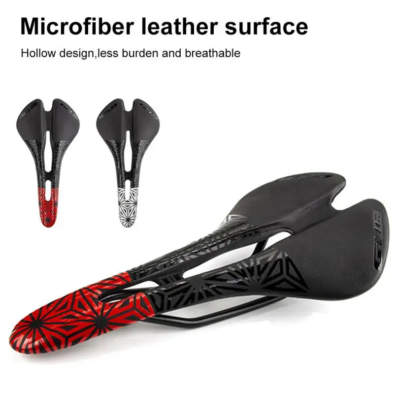 Bicycle Cushion Hollow Breathable Mountain Road Bike Microfibre Leather Riding Saddle Hollow Seat Comfortable Riding Equipment
Bicycle Cushion Hollow Breathable Mountain Road Bike Microfibre Leather Riding Saddle Hollow Seat Comfortable Riding Equipment