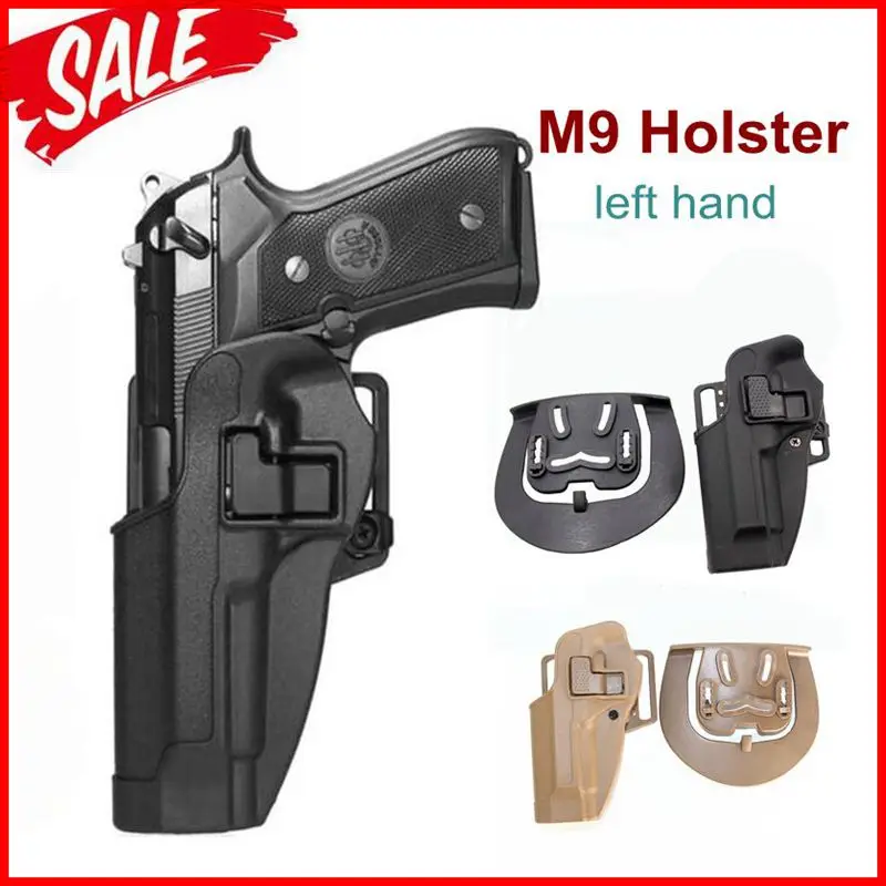 Left /Right Hand Quick Draw Tactical Gun Holster Airsoft Military Right Hand Belt Holster Gun Carry Case Pistol Beretta M9 92 96
Left /Right Hand Quick Draw Tactical Gun Holster Airsoft Military Right Hand Belt Holster Gun Carry Case Pistol Beretta M9 92 96