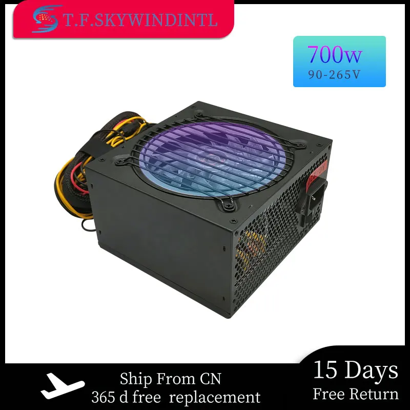 TF 700W ATX ETH BTC Mining Bitcoin Power Supply Source 90-264V And 2 GPU Cards For BTC Bitcoin Mining Ethereum With RGB Lights
TF 700W ATX ETH BTC Mining Bitcoin Power Supply Source 90-264V And 2 GPU Cards For BTC Bitcoin Mining Ethereum With RGB Lights