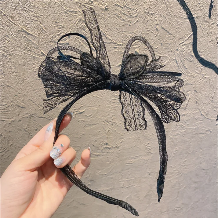 Spring and summer headband three-dimensional lace polka dot bowknot hairbands simple and versatile headbands
Spring and summer headband three-dimensional lace polka dot bowknot hairbands simple and versatile headbands