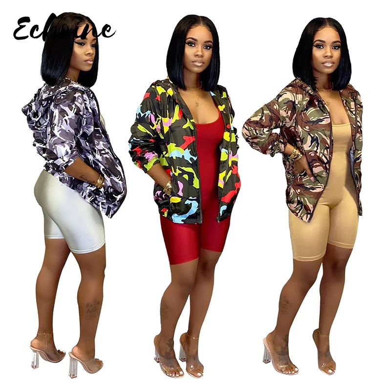2020 High Quality Women Windbreaker Jacket Spring Summer Camo Thin Female Camouflage Butterfly Windbreaker Coats Hooded Coats
2020 High Quality Women Windbreaker Jacket Spring Summer Camo Thin Female Camouflage Butterfly Windbreaker Coats Hooded Coats