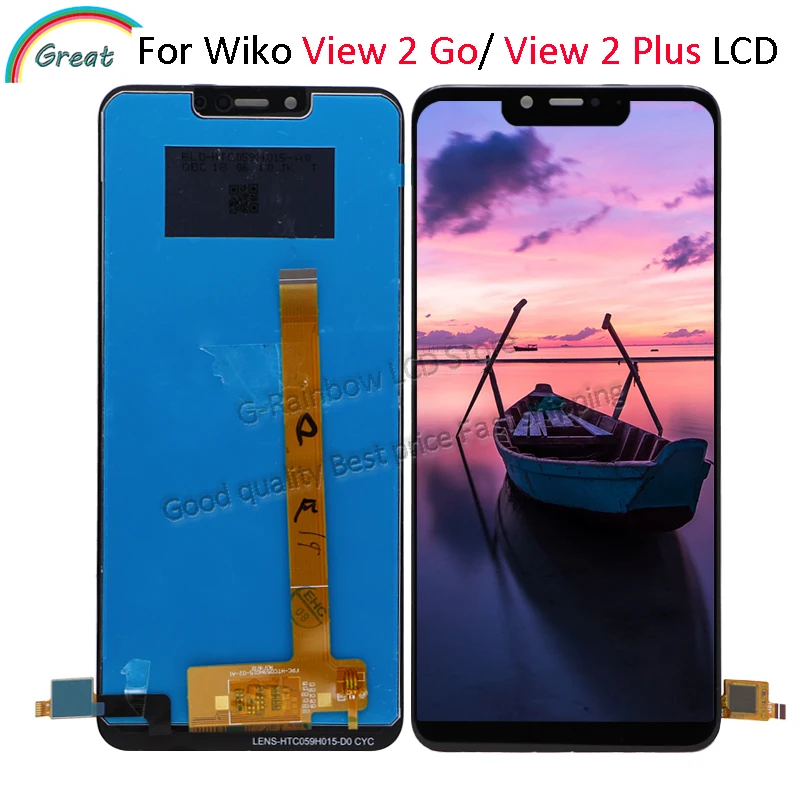 5 93 ''оригинал для Wiko view 2 Go дигитайзер телефон запчасти wiko View plus сенсорный экран