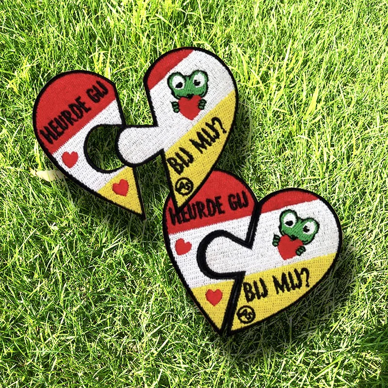 Oeteldonk Emblem Club Frog Carnival Iron on Patches for Netherland Patches On Clothes Stripes Stickers Embroidered Patches Decor 
Oeteldonk Emblem Club Frog Carnival Iron on Patches for Netherland Patches On Clothes Stripes Stickers Embroidered Patches Decor