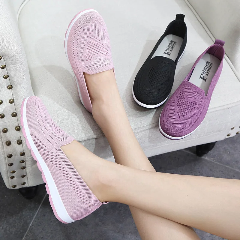 Cloth Shoes Casual Sneakers Mesh Knitted Breathable Summer Women's Hollow Old Mother Middle-aged
Cloth Shoes Casual Sneakers Mesh Knitted Breathable Summer Women's Hollow Old Mother Middle-aged