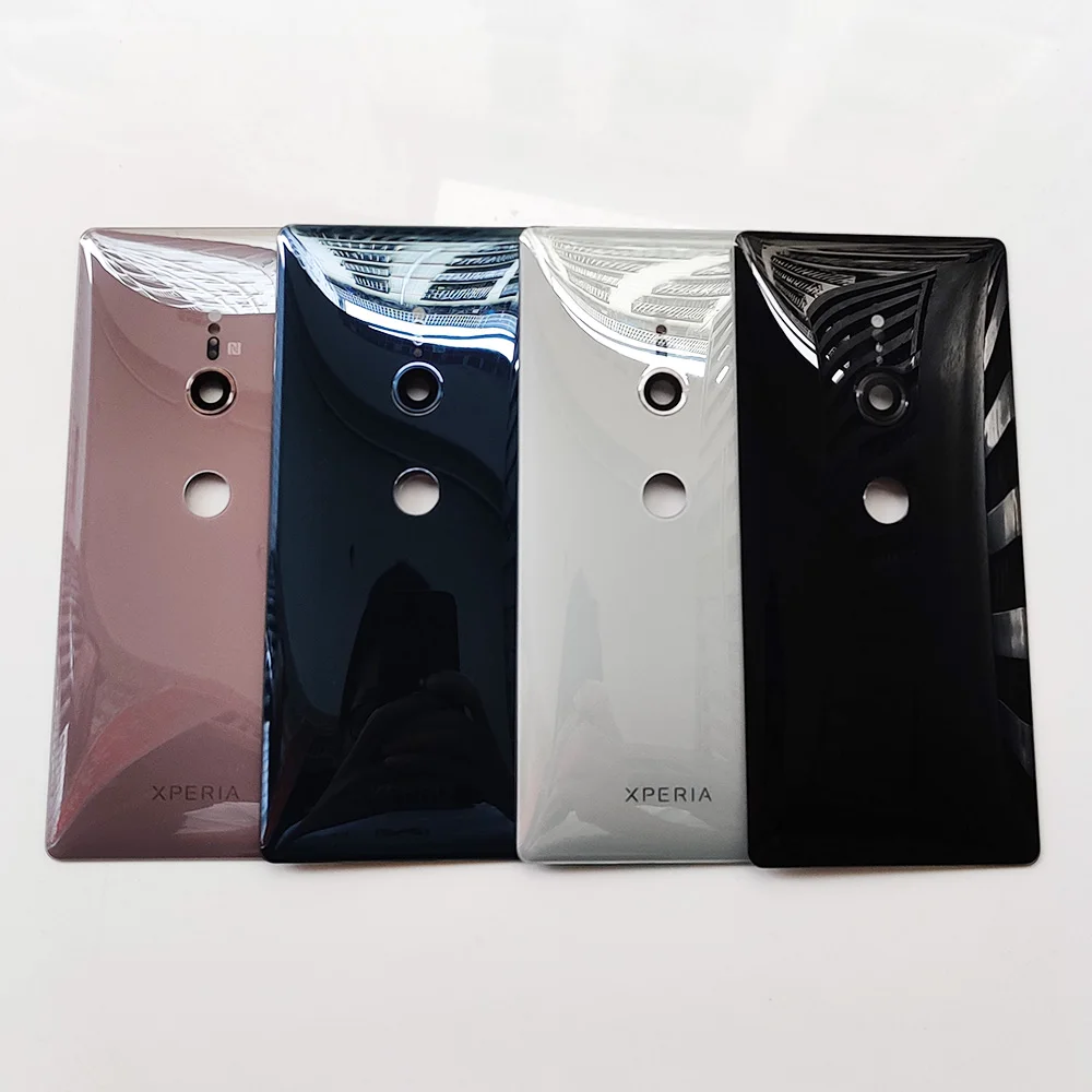 Задний стеклянный корпус XZ 2 для Sony Xperia XZ2 Крышка батарейного отсека задний задняя