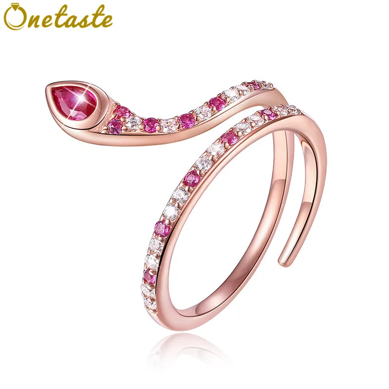 S925 Silver Rose Gold Plated Zircon Snake Shape Resizable Ring Designer Style Chic Rings Women Girl Fine Jewelry New Trend Gift
S925 Silver Rose Gold Plated Zircon Snake Shape Resizable Ring Designer Style Chic Rings Women Girl Fine Jewelry New Trend Gift