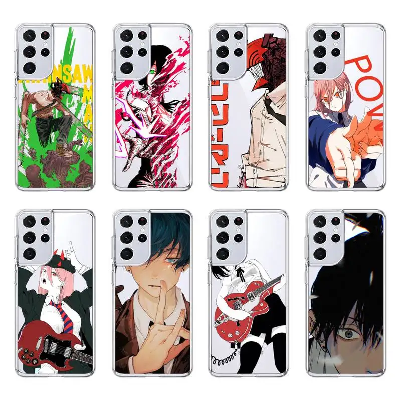 Chainsaw Man Phone Case For Samsung S20 Fe Lite S21 S30 Ultra S8 S9 S10 E Plus Transparent Clear Cover Funda
Chainsaw Man Phone Case For Samsung S20 Fe Lite S21 S30 Ultra S8 S9 S10 E Plus Transparent Clear Cover Funda