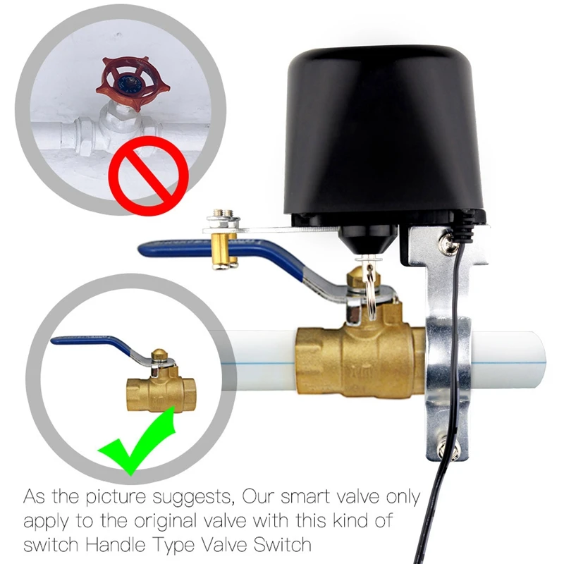 WiFi Water Valve Smartlife Auto Control Smart Gas Valve Remote Control Vioce Control By Alexa Google Gas Shutoff Valve
WiFi Water Valve Smartlife Auto Control Smart Gas Valve Remote Control Vioce Control By Alexa Google Gas Shutoff Valve