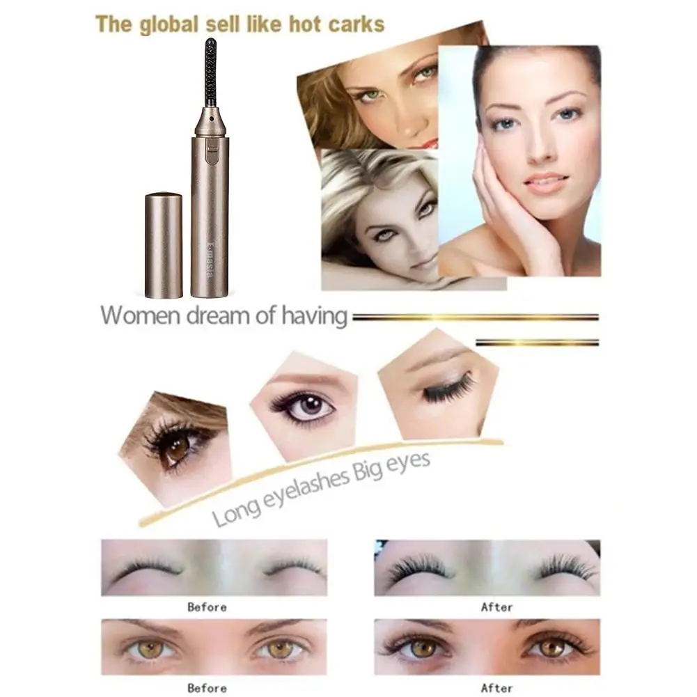 Portable Electric Perm Heated Eyelash Curler Long Lasting Eye Curler Color Curling Kit Random Makeup lash For Women V8L3
Portable Electric Perm Heated Eyelash Curler Long Lasting Eye Curler Color Curling Kit Random Makeup lash For Women V8L3