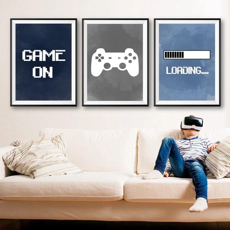 Video Game Wall Art Canvas Painting Nursery BoysWall Decor Gaming Party Boy Gifts Gaming Room Decoration Poster Prints Child
Video Game Wall Art Canvas Painting Nursery BoysWall Decor Gaming Party Boy Gifts Gaming Room Decoration Poster Prints Child