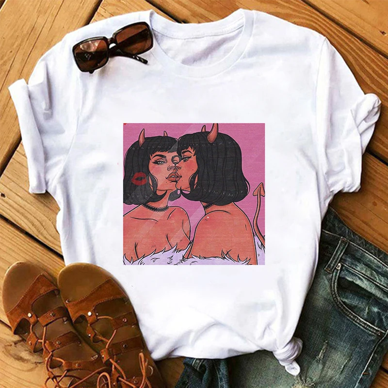 Summer Demon Time Series Cartoon Tshirt Female Streetwear Demon Women's T Shirt Harajuku Scary women Tee Tops Chic Ullzang
Summer Demon Time Series Cartoon Tshirt Female Streetwear Demon Women's T Shirt Harajuku Scary women Tee Tops Chic Ullzang