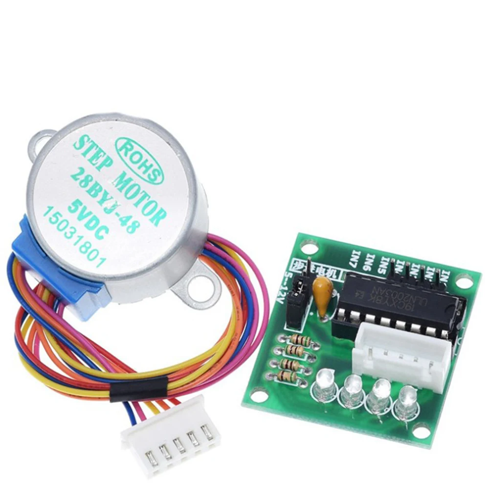 5Set ULN2003 28BYJ-48 5V Reduction Step Motor 4 Phase Step Motor Arduino DIY Kit
5Set ULN2003 28BYJ-48 5V Reduction Step Motor 4 Phase Step Motor Arduino DIY Kit