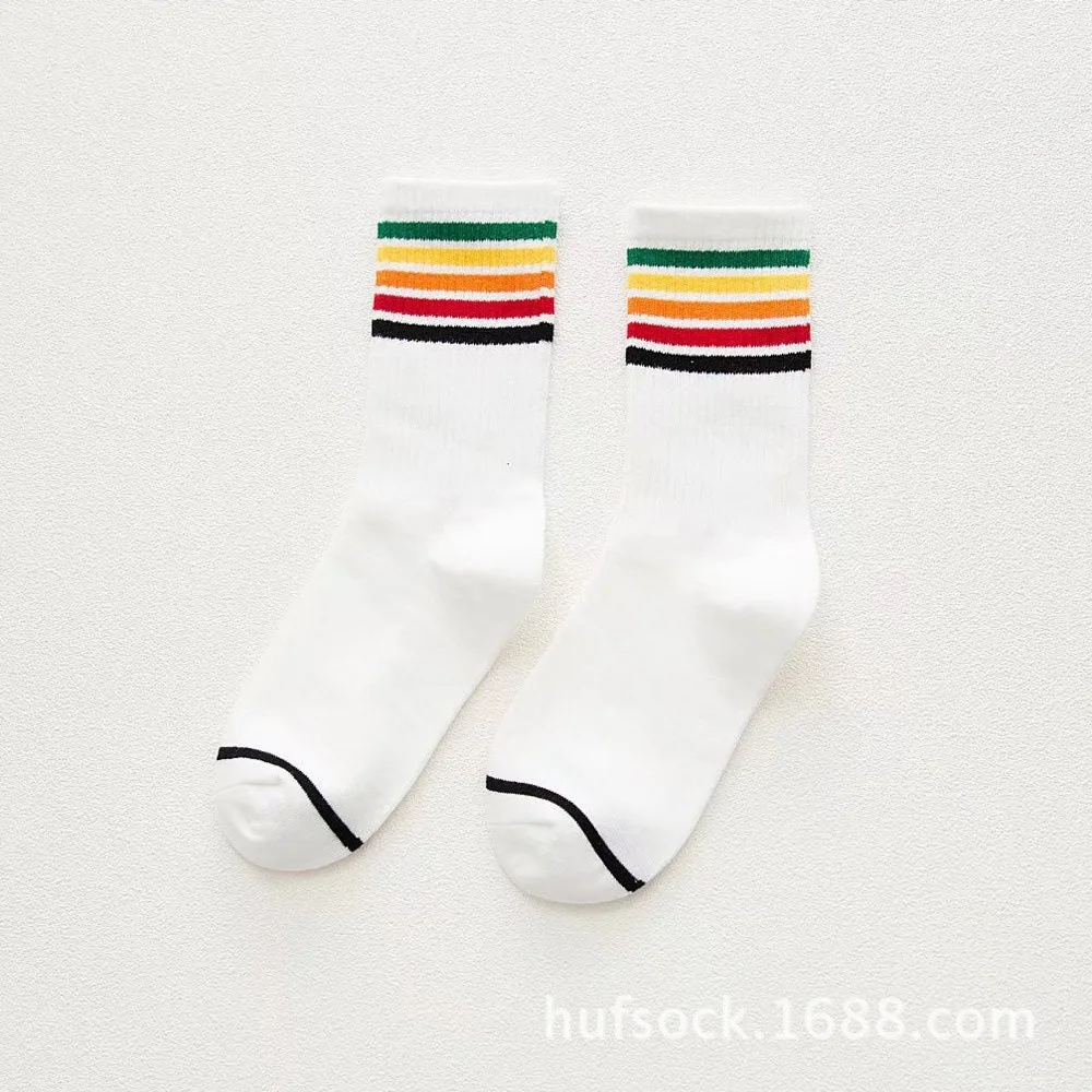 New Cotton Maple Leaf Sports Rainbow Striped Socks Trend Wild Linen Socks Men and Women Socks
New Cotton Maple Leaf Sports Rainbow Striped Socks Trend Wild Linen Socks Men and Women Socks