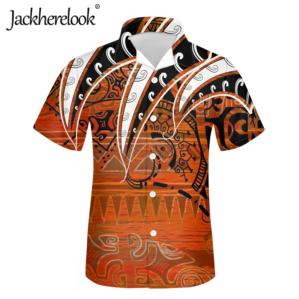 Jackherelook Vintage Polynesian Tribal Samoa Print Casual Men Hawaiian Shirts Loose Male Tops Beach Short Sleeve Top Chemise
Jackherelook Vintage Polynesian Tribal Samoa Print Casual Men Hawaiian Shirts Loose Male Tops Beach Short Sleeve Top Chemise