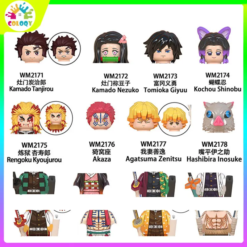 NEW Kids Toys WM6116 Japanese animation series Tanjiro bagged children's toys assembling building blocks minifigures
NEW Kids Toys WM6116 Japanese animation series Tanjiro bagged children's toys assembling building blocks minifigures