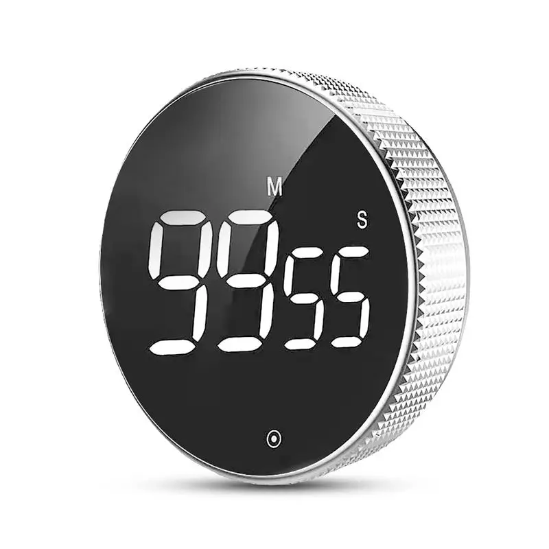 Round Rotary Digital Timer Stopwatch LED 99 Minutes 59 Seconds Studying Meditation Countdown Alarm 3 Level Volume Kitchen Gadget 
Round Rotary Digital Timer Stopwatch LED 99 Minutes 59 Seconds Studying Meditation Countdown Alarm 3 Level Volume Kitchen Gadget