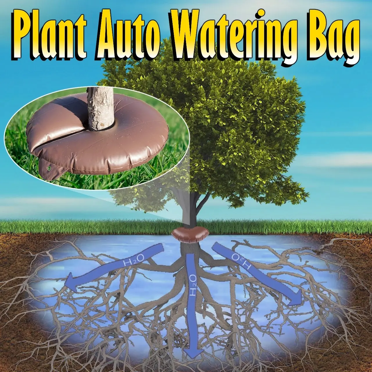 Plant Watering Bag PVC Annular Drip Bag Tree Drought-Resistant Water Bag Tree Breeding Supplies Round Drip Bag Plant Parts
Plant Watering Bag PVC Annular Drip Bag Tree Drought-Resistant Water Bag Tree Breeding Supplies Round Drip Bag Plant Parts