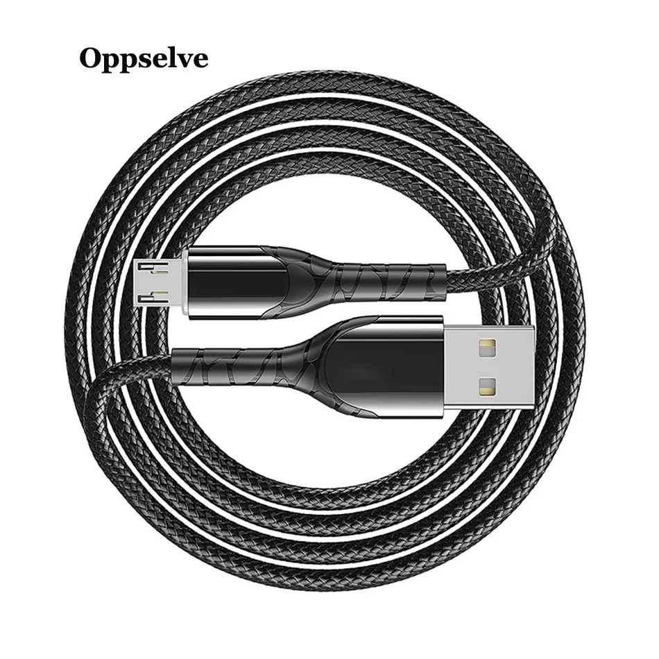 Oppselve 90 градусов Micro USB кабель для быстрой зарядки передачи данных Кабель Microusb Samsung