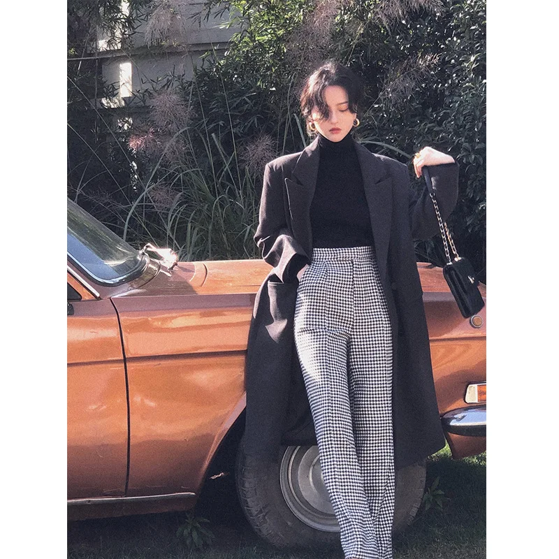 Za Winter 2020 Korean Vintage Pant Classic Swallow Gird Trousers High Waist Straight Tube Slim Casual Pants Egirl Plus Size
Za Winter 2020 Korean Vintage Pant Classic Swallow Gird Trousers High Waist Straight Tube Slim Casual Pants Egirl Plus Size