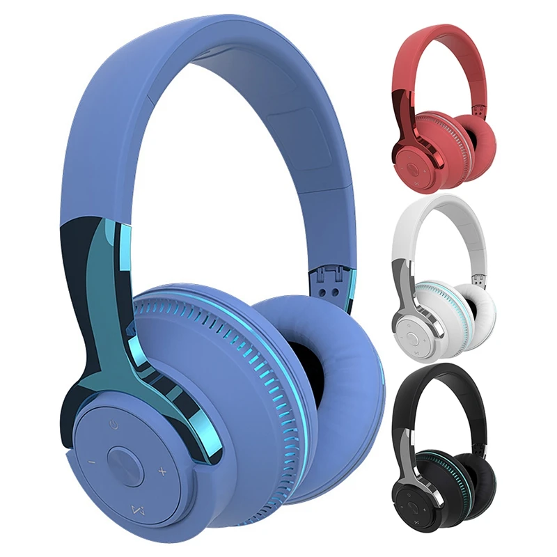 H2 Wireless Bluetooth Headset Colorful Lighting Game Foldable Headset Support Bluetooth/AUX Wired/Card Playback
H2 Wireless Bluetooth Headset Colorful Lighting Game Foldable Headset Support Bluetooth/AUX Wired/Card Playback