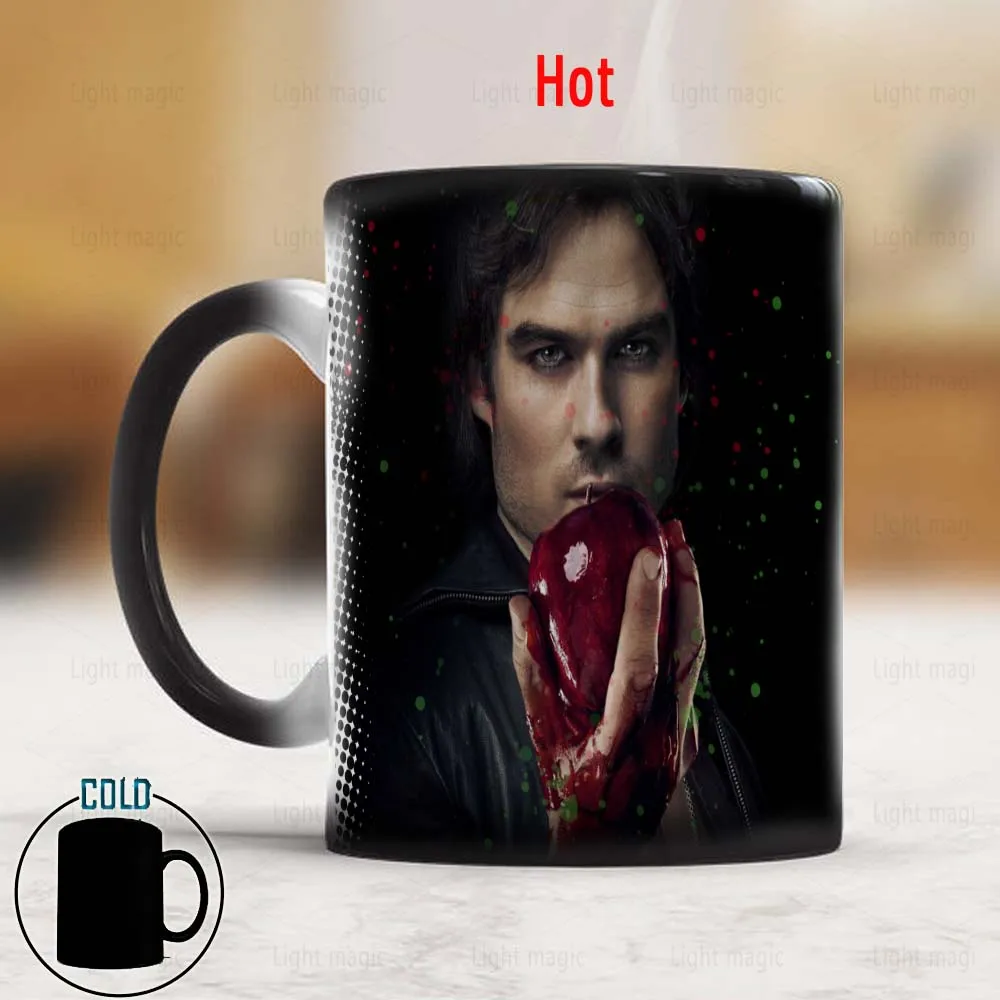 Чашка с дневниками вампира, креативная кофейная кружка, меняющая цвет, 11 унций, подарок для друзей на день рождения
Чашка с дневниками вампира, креативная кофейная кружка, меняющая цвет, 11 унций, подарок для друзей на день рождения