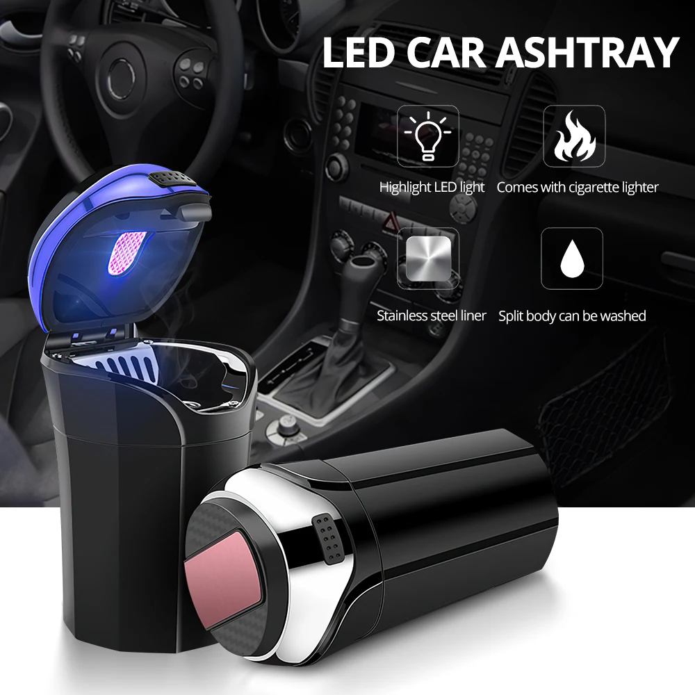 Car Stainless Steel Smoking Ashtray With LED Detachable Cigarette Lighter Removable Cigarette Lighter Ashtray multifunctional
Car Stainless Steel Smoking Ashtray With LED Detachable Cigarette Lighter Removable Cigarette Lighter Ashtray multifunctional