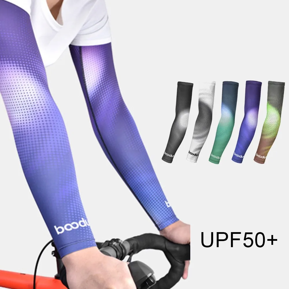 Summer Ice Silk Cycling Sleeve Mountaineering Fishing Sunscreen Arm Sleeve Breathable UV Protection Cover For Bicycle Running
Summer Ice Silk Cycling Sleeve Mountaineering Fishing Sunscreen Arm Sleeve Breathable UV Protection Cover For Bicycle Running