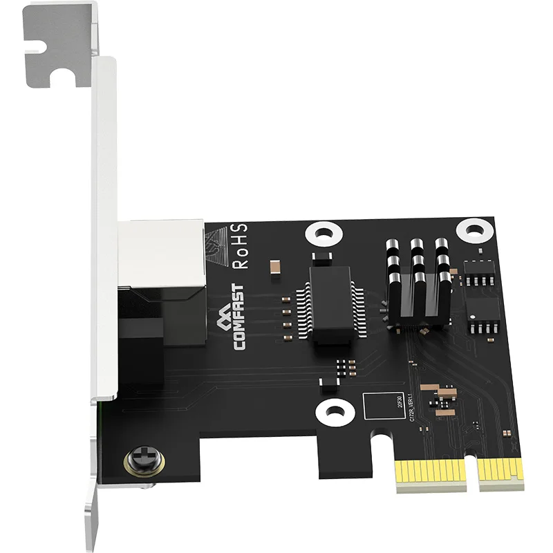 Comfast CF-P10V2 Realtek 8111F PCI-E Gigabit Ethernet Network Card 10/100/1000Mbps LAN Adapter Controller RJ-45 RJ45 LAN card
Comfast CF-P10V2 Realtek 8111F PCI-E Gigabit Ethernet Network Card 10/100/1000Mbps LAN Adapter Controller RJ-45 RJ45 LAN card