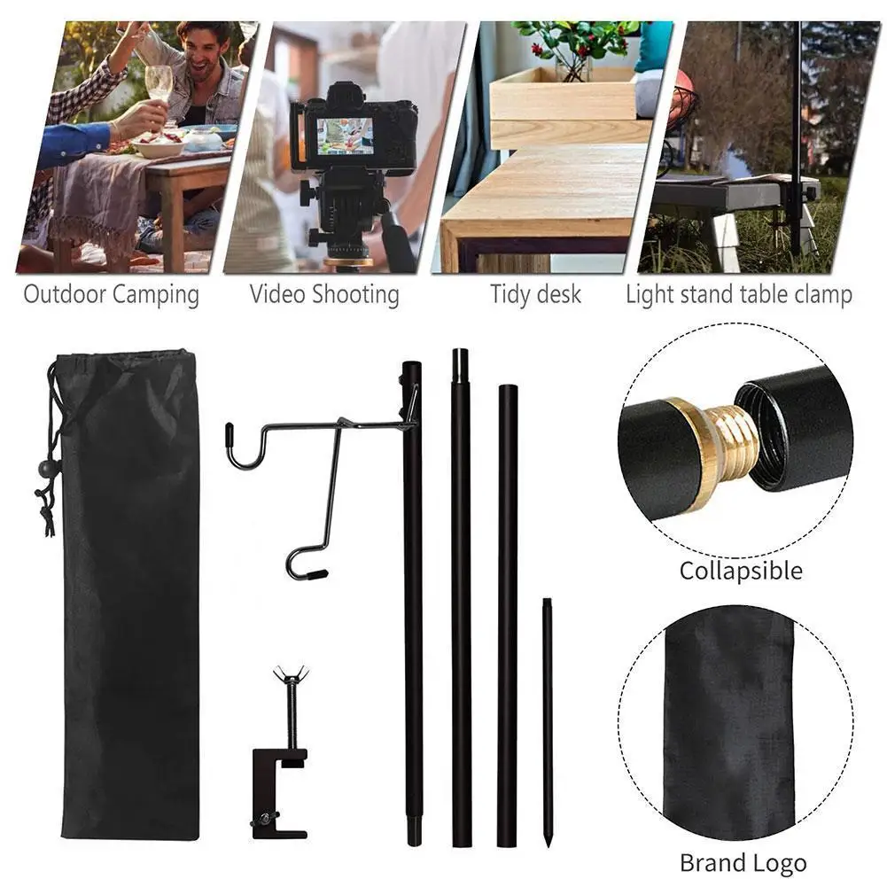 Detachable Lantern Stand Lamp Lantern Hanger PoleCamping Lamp Bracket Lamp Holder Portable Camping Lamp Stand Outdoor Accessory
Detachable Lantern Stand Lamp Lantern Hanger PoleCamping Lamp Bracket Lamp Holder Portable Camping Lamp Stand Outdoor Accessory